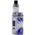 Skin Decal Wraps for Smok AL85 Alien Baby Lightning Blue VAPE NOT INCLUDED