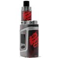 Skin Decal Wraps for Smok AL85 Alien Baby Oriental Dragon Red on Black VAPE NOT INCLUDED