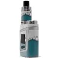 Skin Decal Wraps for Smok AL85 Alien Baby Ripped Colors Gray Seafoam Green VAPE NOT INCLUDED