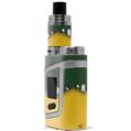 Skin Decal Wraps for Smok AL85 Alien Baby Ripped Colors Green Yellow VAPE NOT INCLUDED