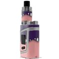 Skin Decal Wraps for Smok AL85 Alien Baby Ripped Colors Purple Pink VAPE NOT INCLUDED