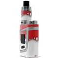 Skin Decal Wraps for Smok AL85 Alien Baby Ripped Colors Red White VAPE NOT INCLUDED
