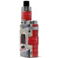 Skin Decal Wraps for Smok AL85 Alien Baby Painted Faded and Cracked Union Jack British Flag VAPE NOT INCLUDED