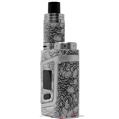 Skin Decal Wraps for Smok AL85 Alien Baby Scattered Skulls Gray VAPE NOT INCLUDED