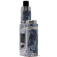 Skin Decal Wraps for Smok AL85 Alien Baby HEX Mesh Camo 01 Blue VAPE NOT INCLUDED