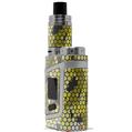 Skin Decal Wraps for Smok AL85 Alien Baby HEX Mesh Camo 01 Yellow VAPE NOT INCLUDED