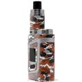 Skin Decal Wraps for Smok AL85 Alien Baby WraptorCamo Digital Camo Burnt Orange VAPE NOT INCLUDED