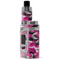 Skin Decal Wraps for Smok AL85 Alien Baby WraptorCamo Digital Camo Hot Pink VAPE NOT INCLUDED