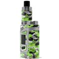 Skin Decal Wraps for Smok AL85 Alien Baby WraptorCamo Digital Camo Neon Green VAPE NOT INCLUDED