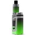 Skin Decal Wraps for Smok AL85 Alien Baby Smooth Fades Green Black VAPE NOT INCLUDED