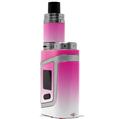Skin Decal Wraps for Smok AL85 Alien Baby Smooth Fades White Hot Pink VAPE NOT INCLUDED