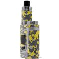 Skin Decal Wraps for Smok AL85 Alien Baby WraptorCamo Old School Camouflage Camo Yellow VAPE NOT INCLUDED