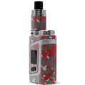 Skin Decal Wraps for Smok AL85 Alien Baby WraptorCamo Old School Camouflage Camo Red VAPE NOT INCLUDED