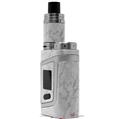 Skin Decal Wraps for Smok AL85 Alien Baby Marble Granite 09 White Gray VAPE NOT INCLUDED