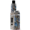 Skin Decal Wraps for Smok AL85 Alien Baby WraptorCamo Grassy Marsh Camo Neon Blue VAPE NOT INCLUDED