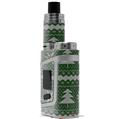 Skin Decal Wraps for Smok AL85 Alien Baby Ugly Holiday Christmas Sweater - Christmas Trees Green 01 VAPE NOT INCLUDED