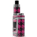 Skin Decal Wraps for Smok AL85 Alien Baby Houndstooth Hot Pink on Black VAPE NOT INCLUDED