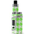 Skin Decal Wraps for Smok AL85 Alien Baby Houndstooth Neon Lime Green VAPE NOT INCLUDED