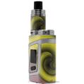 Skin Decal Wraps for Smok AL85 Alien Baby Alecias Swirl 01 Yellow VAPE NOT INCLUDED