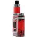 Skin Decal Wraps for Smok AL85 Alien Baby Big Kiss Lips Black on Red VAPE NOT INCLUDED