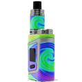 Skin Decal Wraps for Smok AL85 Alien Baby Rainbow Swirl VAPE NOT INCLUDED