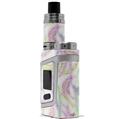 Skin Decal Wraps for Smok AL85 Alien Baby Neon Swoosh on White VAPE NOT INCLUDED