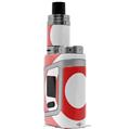 Skin Decal Wraps for Smok AL85 Alien Baby Bullseye Red and White VAPE NOT INCLUDED