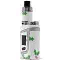 Skin Decal Wraps for Smok AL85 Alien Baby Christmas Holly Leaves on White VAPE NOT INCLUDED
