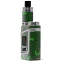 Skin Decal Wraps for Smok AL85 Alien Baby Christmas Holly Leaves on Green VAPE NOT INCLUDED
