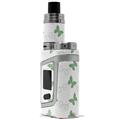 Skin Decal Wraps for Smok AL85 Alien Baby Pastel Butterflies Green on White VAPE NOT INCLUDED
