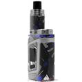 Skin Decal Wraps for Smok AL85 Alien Baby Abstract 02 Blue VAPE NOT INCLUDED