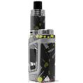 Skin Decal Wraps for Smok AL85 Alien Baby Abstract 02 Yellow VAPE NOT INCLUDED
