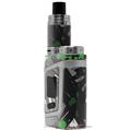 Skin Decal Wraps for Smok AL85 Alien Baby Abstract 02 Green VAPE NOT INCLUDED