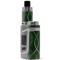 Skin Decal Wraps for Smok AL85 Alien Baby Abstract 01 Green VAPE NOT INCLUDED