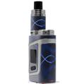 Skin Decal Wraps for Smok AL85 Alien Baby Abstract 01 Blue VAPE NOT INCLUDED