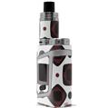 Skin Decal Wraps for Smok AL85 Alien Baby Red And Black Squared VAPE NOT INCLUDED