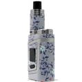 Skin Decal Wraps for Smok AL85 Alien Baby Victorian Design Blue VAPE NOT INCLUDED