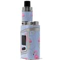 Skin Decal Wraps for Smok AL85 Alien Baby Flamingos on Blue VAPE NOT INCLUDED