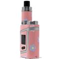 Skin Decal Wraps for Smok AL85 Alien Baby Pastel Flowers on Pink VAPE NOT INCLUDED