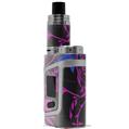 Skin Decal Wraps for Smok AL85 Alien Baby Twisted Garden Hot Pink and Blue VAPE NOT INCLUDED