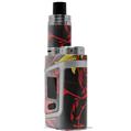 Skin Decal Wraps for Smok AL85 Alien Baby Twisted Garden Red and Yellow VAPE NOT INCLUDED