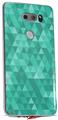 WraptorSkinz Skin Decal Wrap compatible with LG V30 Triangle Mosaic Seafoam Green