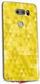 WraptorSkinz Skin Decal Wrap compatible with LG V30 Triangle Mosaic Yellow