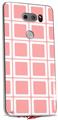 WraptorSkinz Skin Decal Wrap compatible with LG V30 Squared Pink