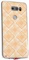 WraptorSkinz Skin Decal Wrap compatible with LG V30 Wavey Peach