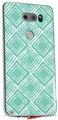 WraptorSkinz Skin Decal Wrap compatible with LG V30 Wavey Seafoam Green