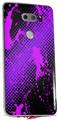 WraptorSkinz Skin Decal Wrap compatible with LG V30 Halftone Splatter Hot Pink Purple
