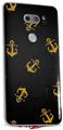 WraptorSkinz Skin Decal Wrap compatible with LG V30 Anchors Away Black