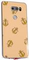 WraptorSkinz Skin Decal Wrap compatible with LG V30 Anchors Away Peach
