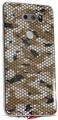 WraptorSkinz Skin Decal Wrap compatible with LG V30 HEX Mesh Camo 01 Tan